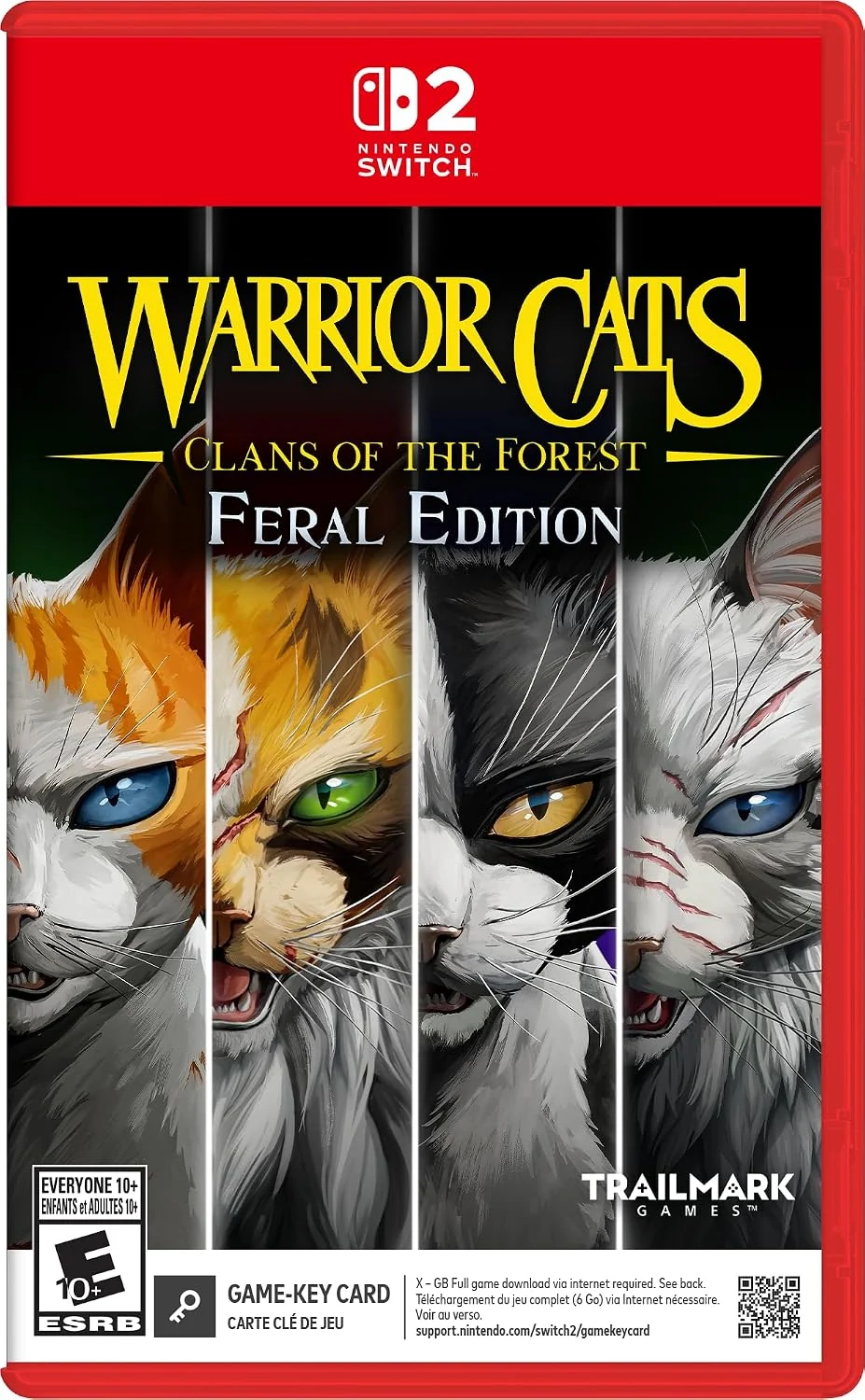 Warrior Cats: Clans of the Forest: Feral Edition Box Art