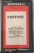 Defense (text cover) Box Art
